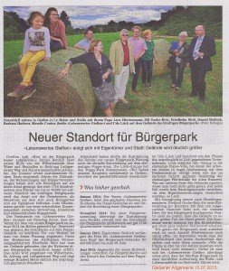2015-07-15 G.Allg. Neuer Standort für Bürgerpark